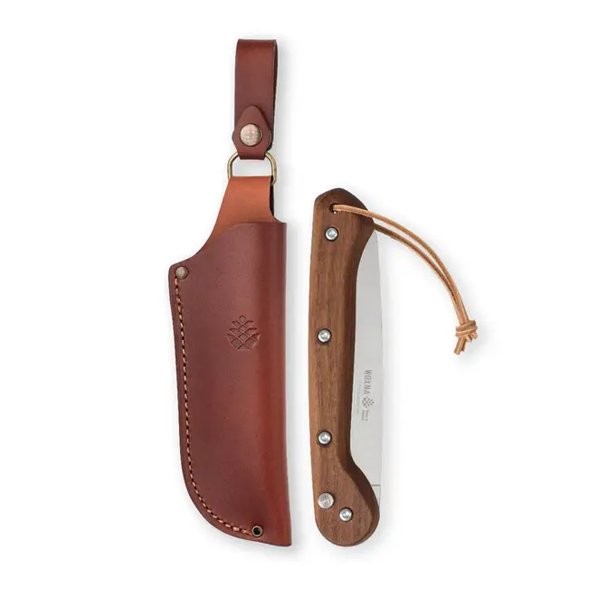 Ljusnan Zaag set incl. lederen Alfta Schede - Stainless - 180 mm
