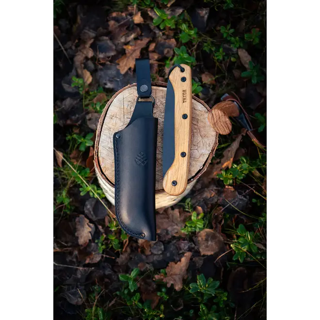 Hälsing Zaag set incl. lederen Alfta Schede - Carbon - 180 mm