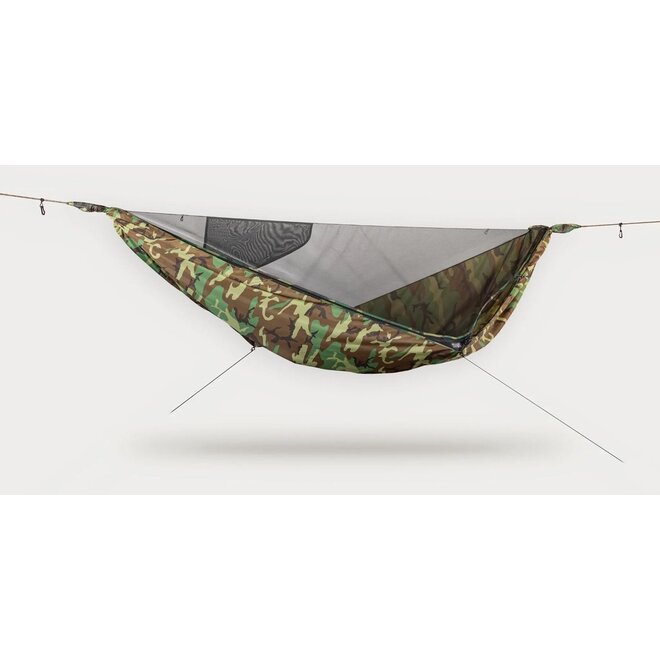 Hennessy Hammock EExplorer Deluxe Zip XL Woodland Camo Hangmat (2e Kans - TV-item)