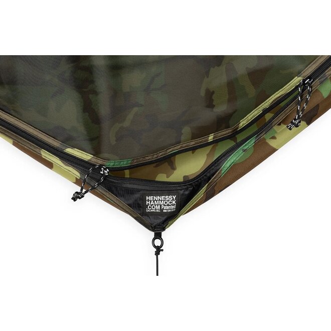 Hennessy Hammock EExplorer Deluxe Zip XL Woodland Camo Hangmat (2e Kans - TV-item)