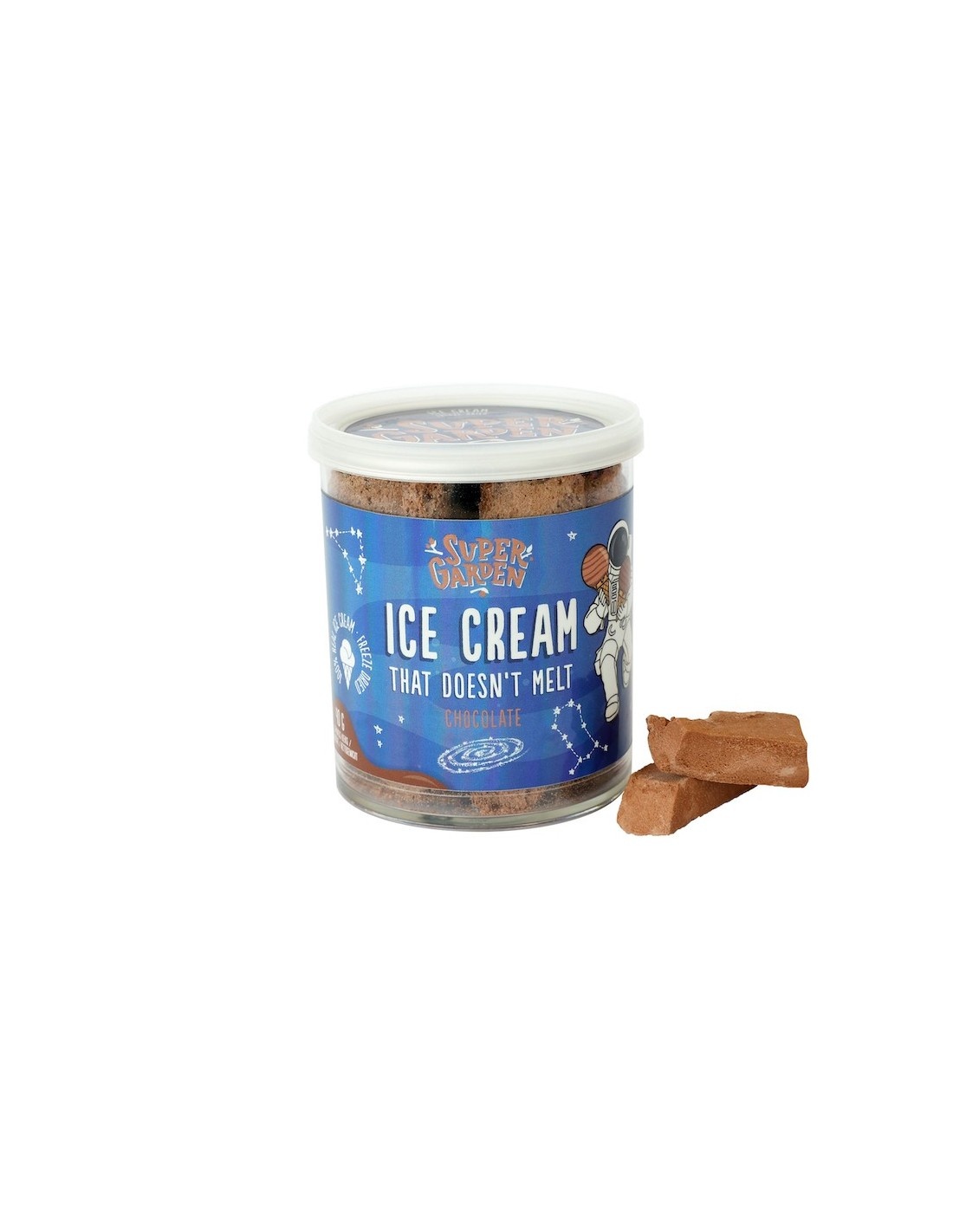 Gevriesdroogd Chocolade-ijs 40G Pot - THT 20-02-2027 - THT: 20-02-2027