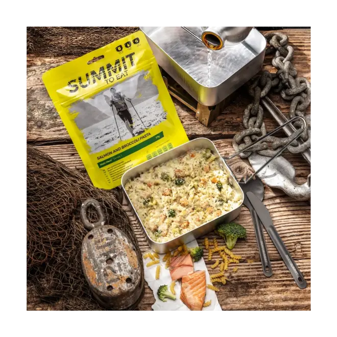 Zalm en Broccoli Pasta - Big Pack (193g) - THT: 04-09-2031