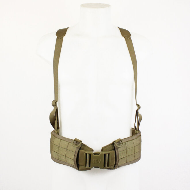 Military Shoulder Harness for a Ballistic Belt PREDATOR UNDER ARMOUR YOKE – Coyote