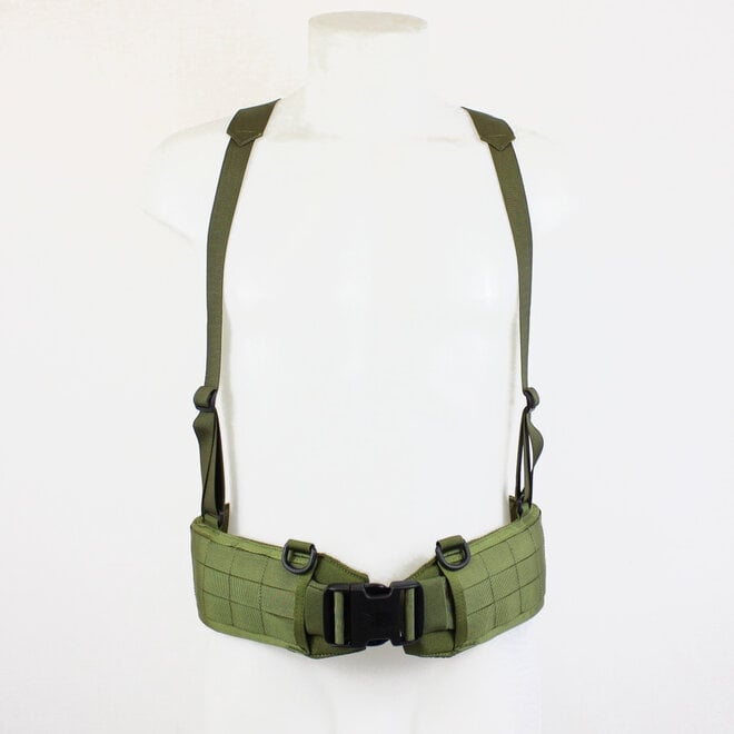 Military Shoulder Harness for a Ballistic Belt PREDATOR UNDER ARMOUR YOKE – Olive