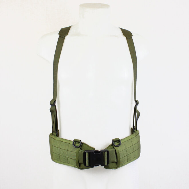 Military Shoulder Harness for a Ballistic Belt PREDATOR UNDER ARMOUR YOKE – Olive