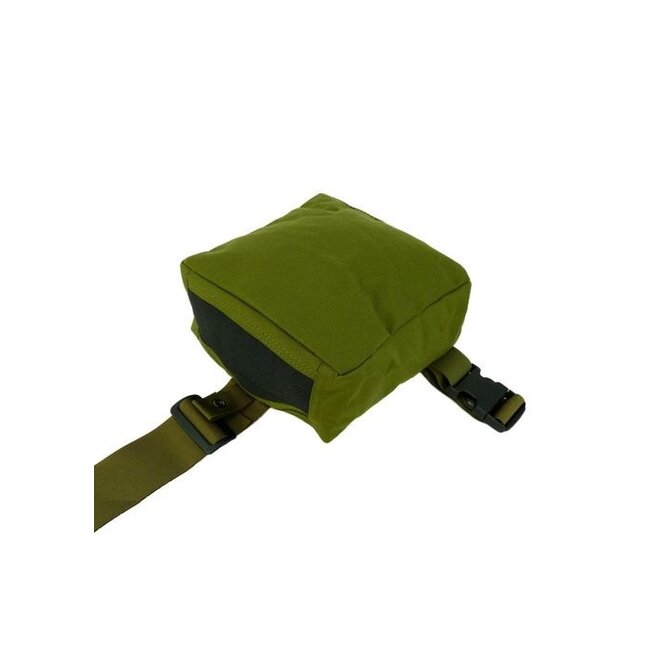 Military Thigh-Mounted Dump Pouch DROP LEG DUMP POUCH – Olive
