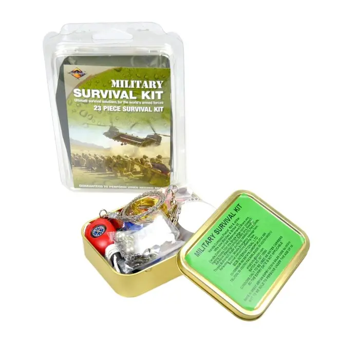 Militaire Survival Kit in Blik