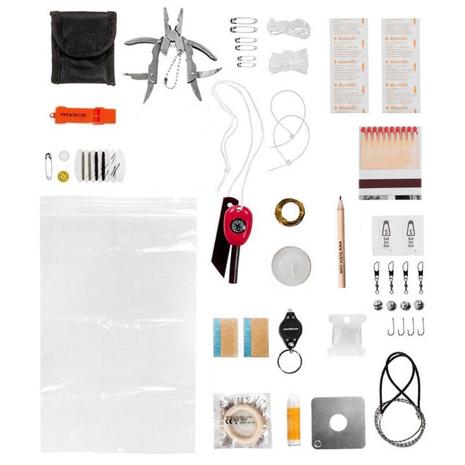 Ultimate Survival Kit in Mini Eetketeltje