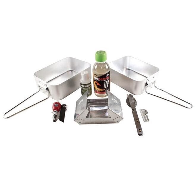 Outdoor Kookset met Mess Tins en Kookbrander