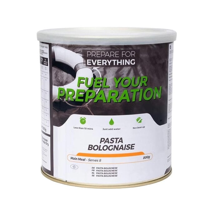 Pasta Bolognaise - Blik 8 Porties (800 gram) - THT: 27-08-2047
