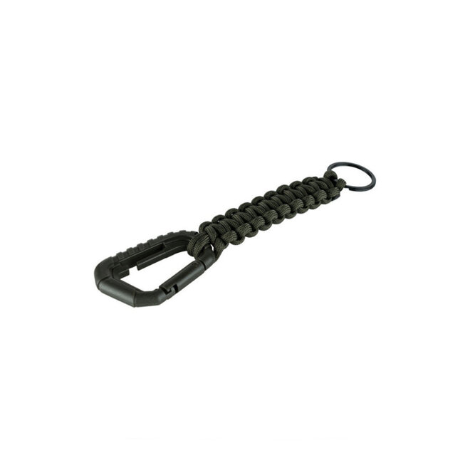 Paracord Sleutelhanger met Karabiner Groen