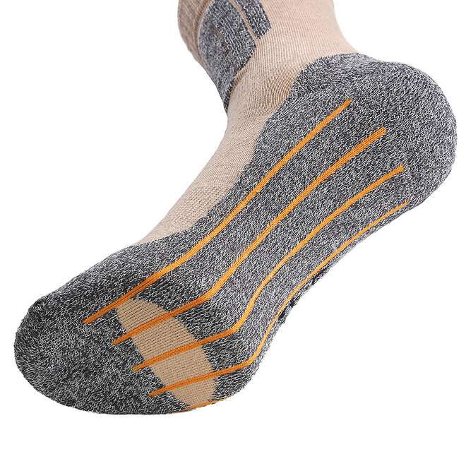 Katoenen Outdoor Werksokken Tan