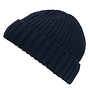 Gevoerde Beanie Muts Navy