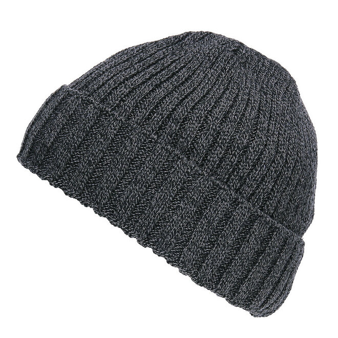 Gevoerde Beanie Muts Grijs