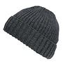 Gevoerde Beanie Muts Grijs