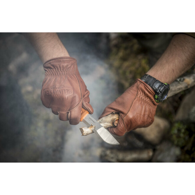 Leren Bushcraft Handschoenen Lumber Bruin