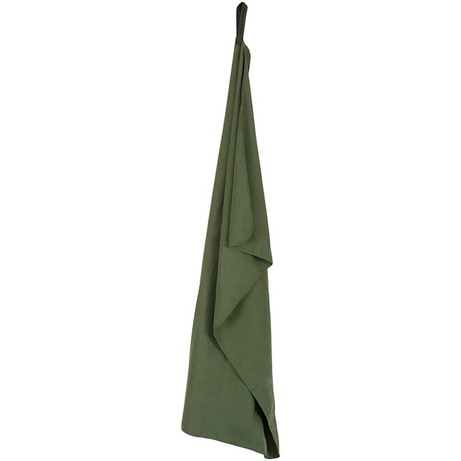 Microvezel Reishanddoek Large Olijfgroen (75 x 130 cm)