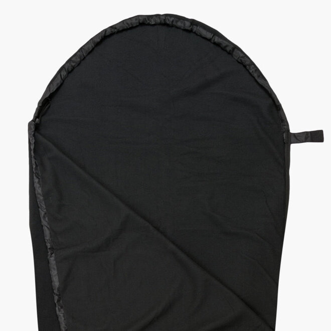 Fleece Lakenzak Mummymodel Zwart
