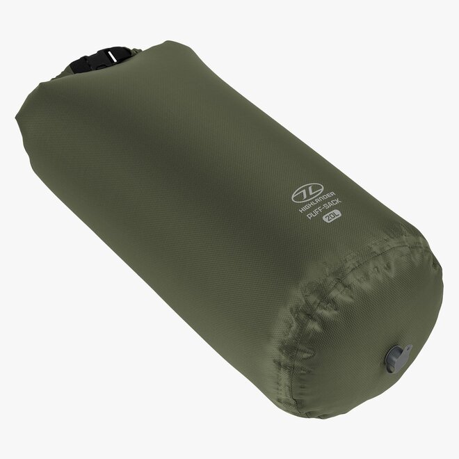 Puff Sack Opblaaszak & Drybag 20 Liter Olijfgroen