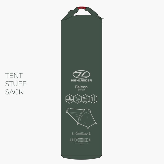 Falcon Bivi Tent 1-Persoons Pine Green