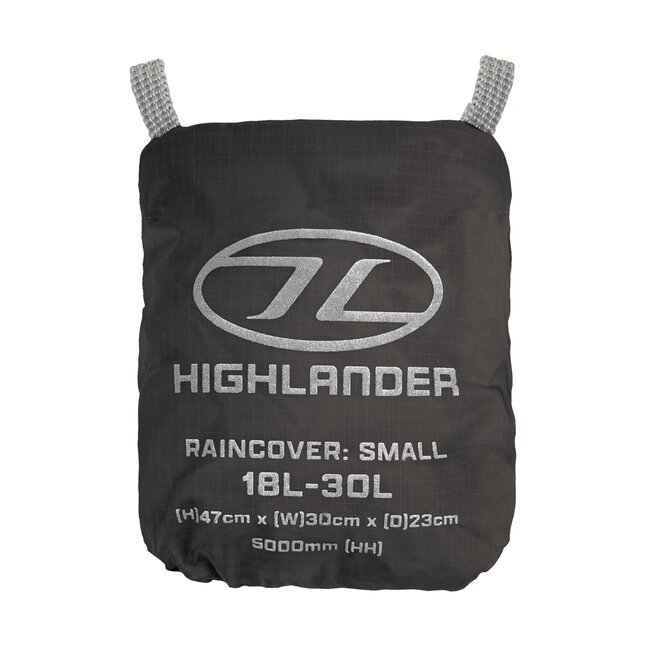 Regenhoes Rugzak 18-30 Liter Zwart