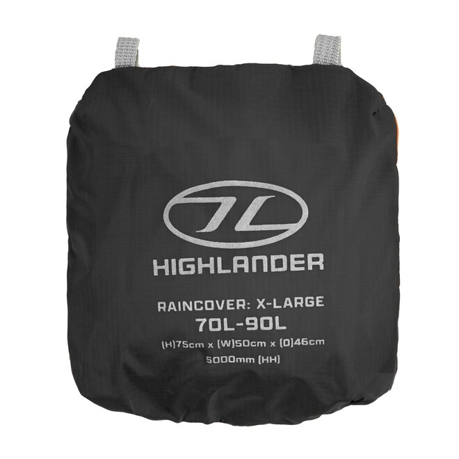 Regenhoes Rugzak 70-90 Liter Zwart