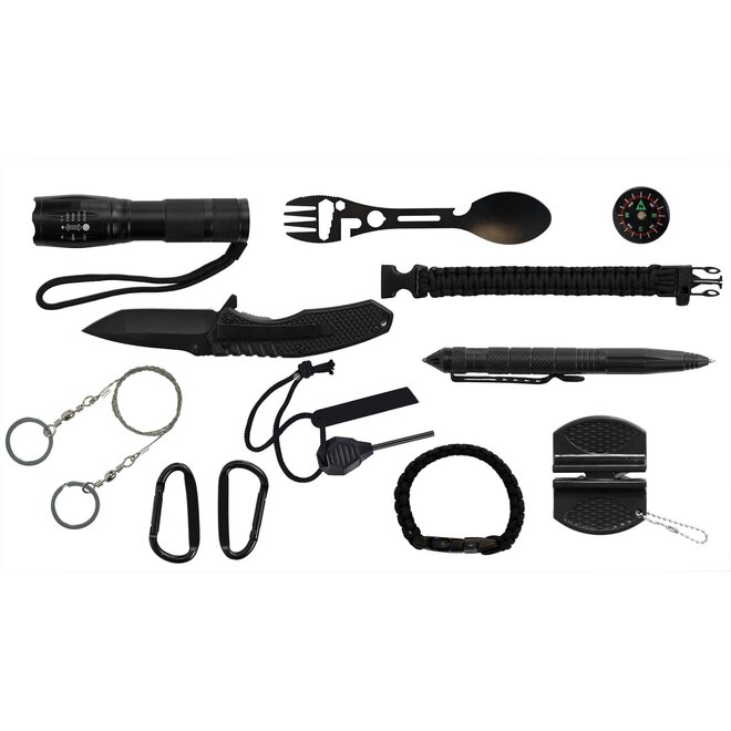 10-in-1 Survival Kit met Waterdichte Case