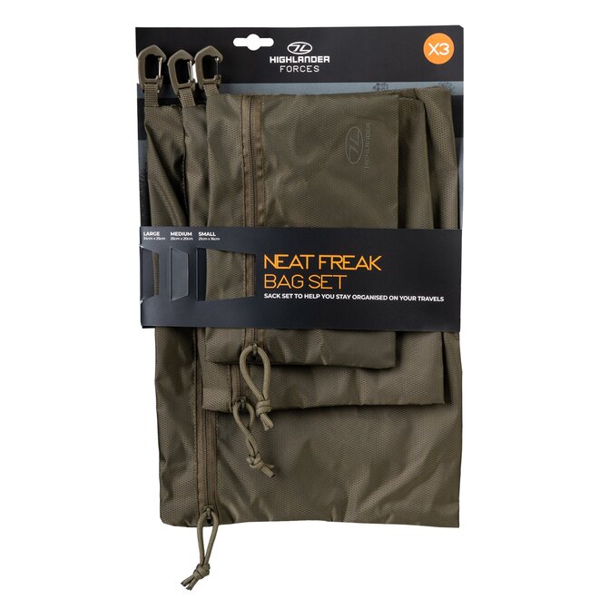 Neat Freak Organizer Pouch Set 3-delig Ranger Green