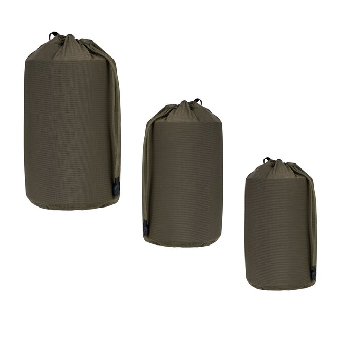 Paksak Net Set Mesh Stuff Sacks 3-delig Ranger Green