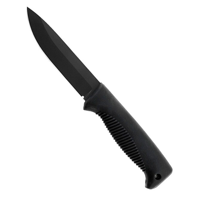 M07 Ranger Puukko Mes PTFE Zwart met Kunststof Schede (FJP080)