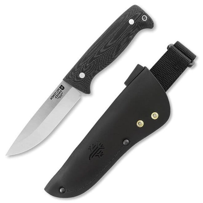 M07 Ranger Puukko Full Tang Mes Zwart Micarta (FJP501)