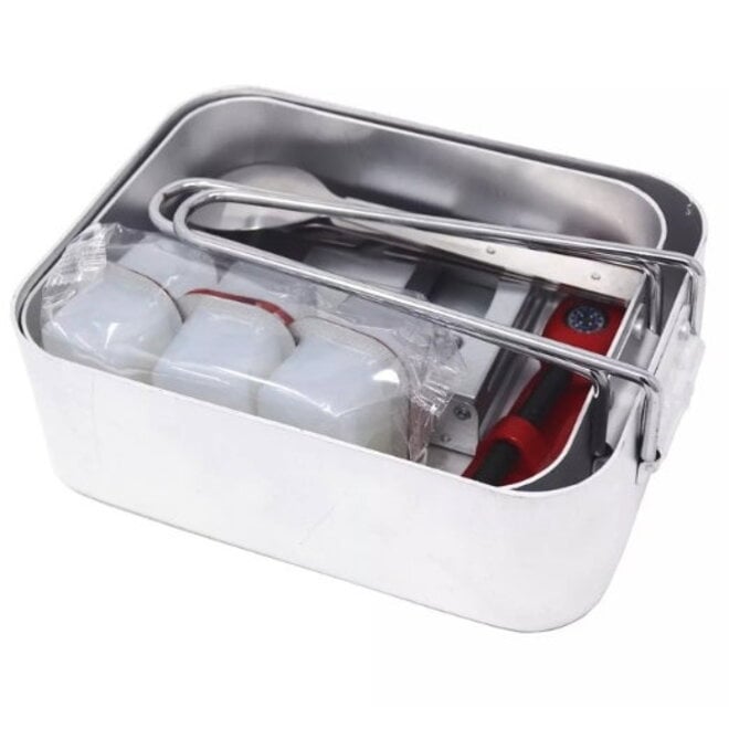 Outdoor Kookset met Mess Tins en Kookbrander