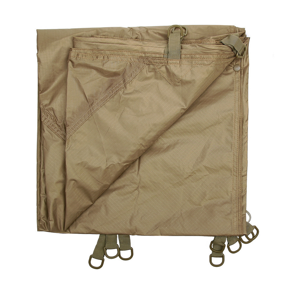 Tarp 3 x 3 meter Wolf Brown