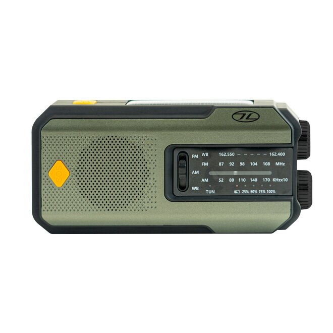 Universal Survival Emergency Hub - Noodradio met Powerbank, Zaklamp & SOS