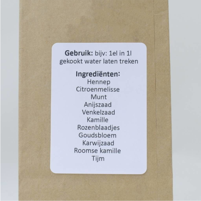 Wernards CBD Hennepthee mix 'hoofd&buik' (50gr)