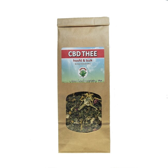 Wernards CBD Hennepthee hoofd&buik (50gr)