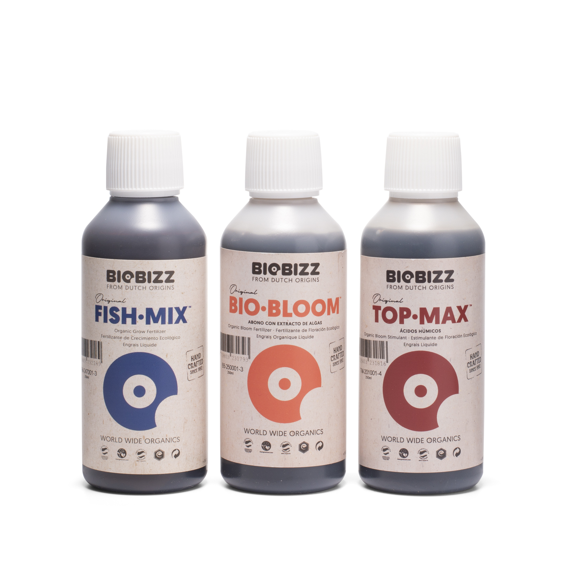 Kit Fertilizzanti BioBizz Try Pack Outdoor - Fish Mix, Bio Bloom, Top Max Per Piante Biologiche - Foto 5