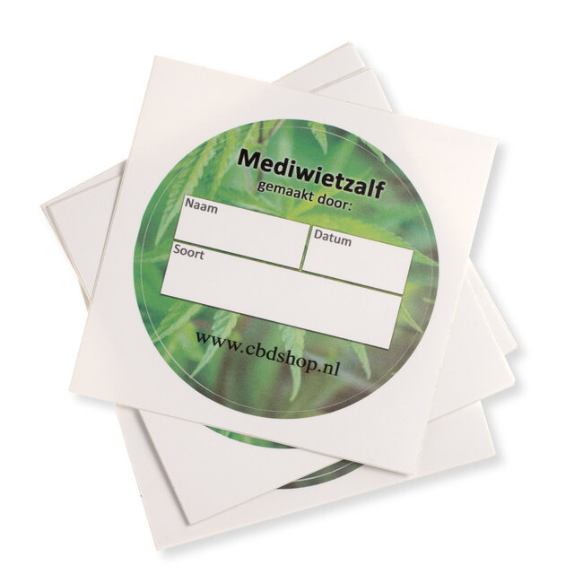 Wernards 10 etiketten voor lege flesjes of potjes