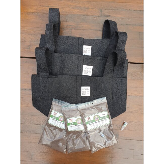 Kweekset 3 +  2 gratis zaadjes