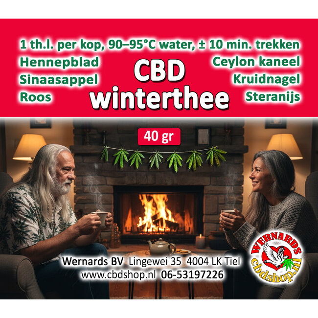 Wernards CBD Hennepthee Winterthee (40 gr)