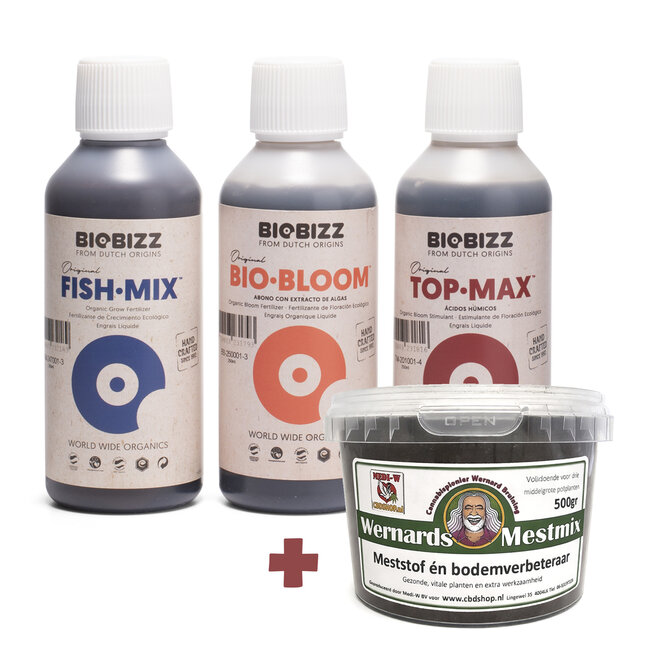 BioBizz® Try-Pack Outdoor +  Wernards Mestmix 500g