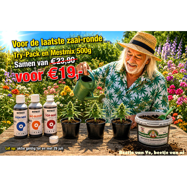 BioBizz® Try-Pack Outdoor +  Wernards Mestmix 500g