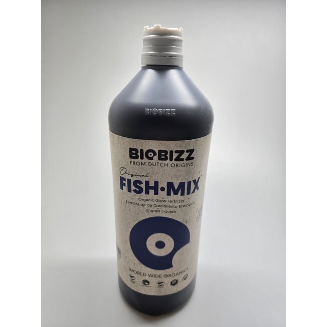 BioBizz® Fish-Mix (aarde) 1 liter kapotte dop