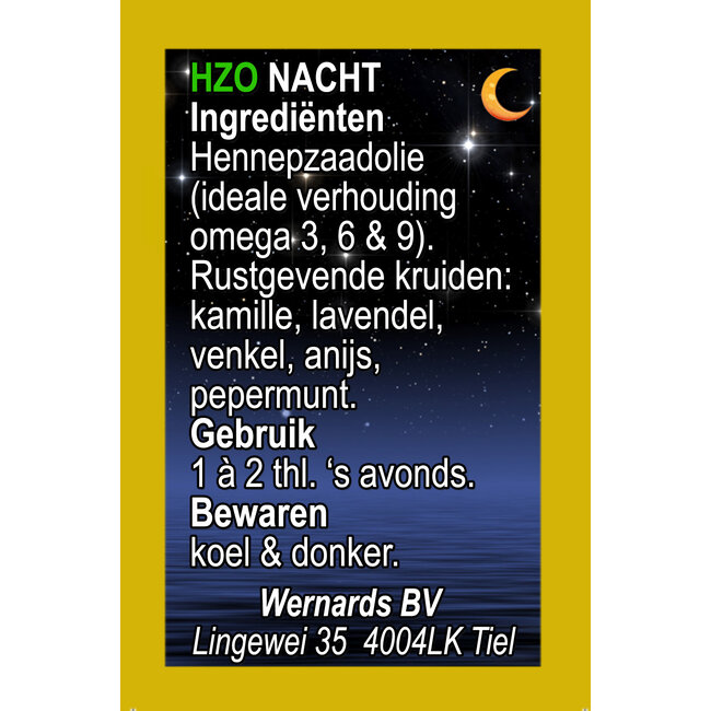 Wernards Nacht HZO+ 250ml beperkt houdbaar