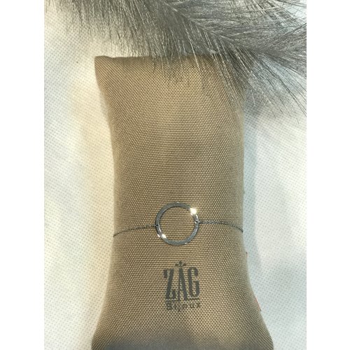ZAG Bijoux ARMBAND CIRKEL - ZILVER ZAG Bijoux ARMBAND CIRKEL - ZILVER