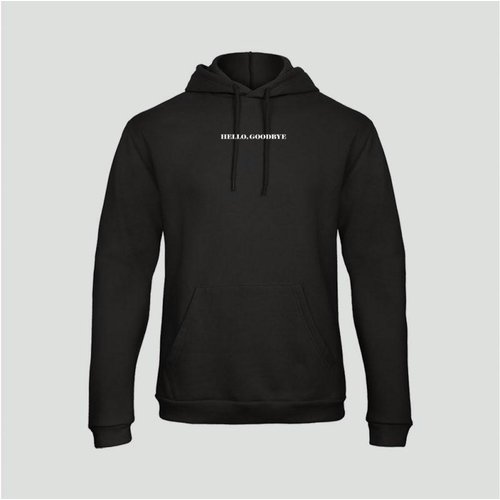Pinned By K Hoodie hello Goodbye - Black Pinned By K Hoodie hello Goodbye - Black