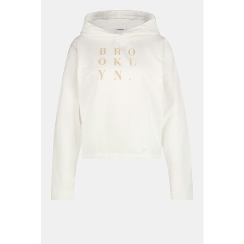 Penn & Ink Hoodie print - Off White/ Sand Penn & Ink Hoodie print - Off White/ Sand