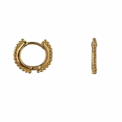 Betty Bogaers Small hoop earring - gold Betty Bogaers Small hoop earring - gold