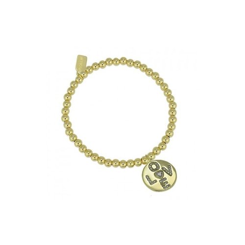 PScallme Round Love Bracelet - Gold PScallme Round Love Bracelet - Gold