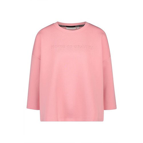 House of Gravity Signature Sweater in Flamingo Pink House of Gravity Signature Sweater in Flamingo Pink